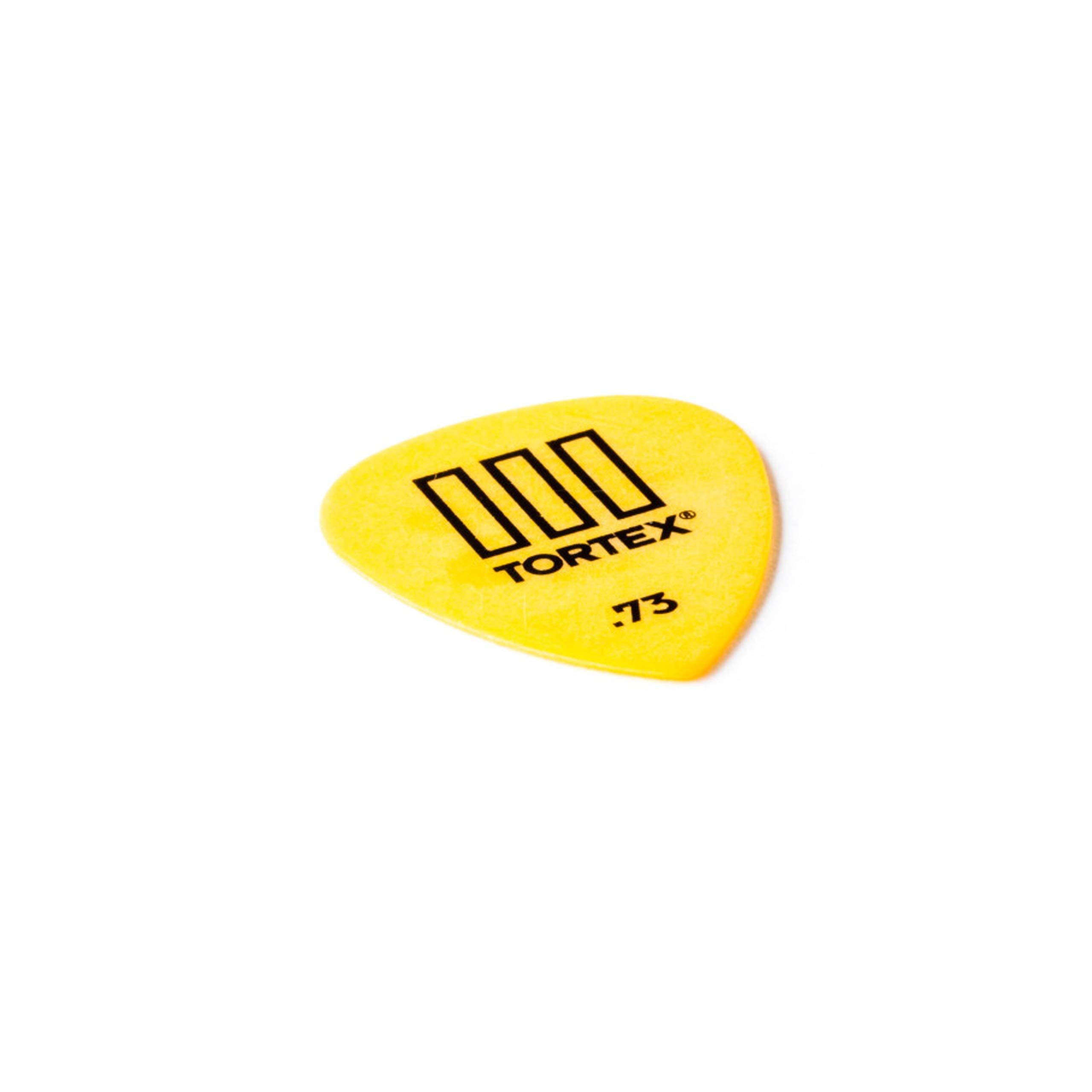 DUNLOP - たーしー Jim Dunlop 412R.73 Tortex Sharp, Yellow.73mm, 72/Bag